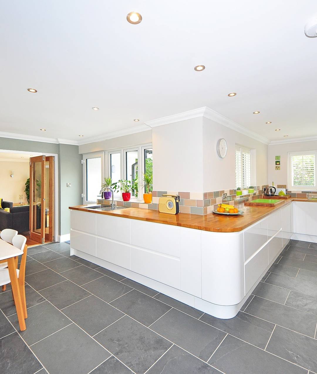Decide whether you need a large or small kitchen.