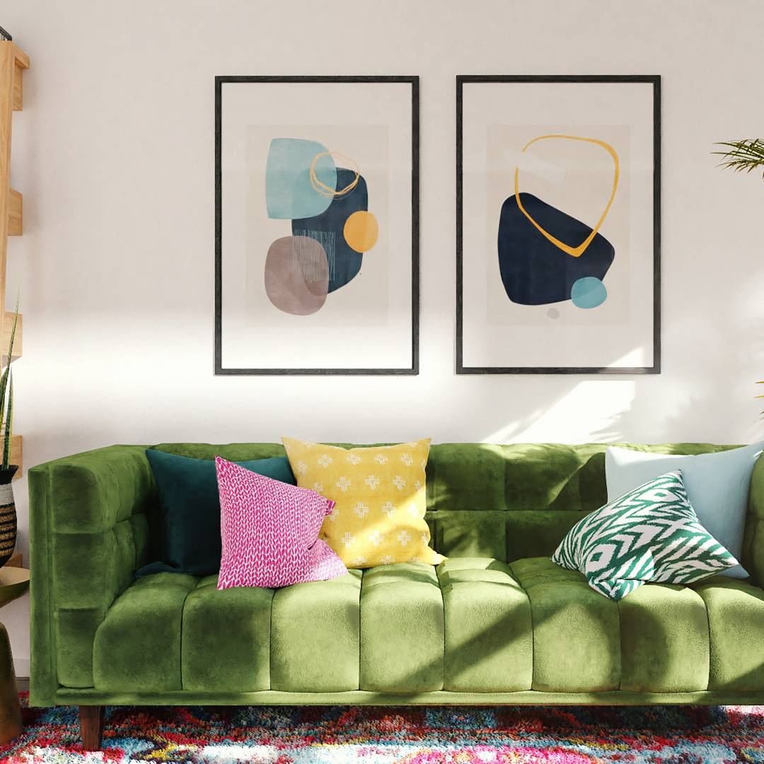 Use a gallery wall to showcase your favorite photos and artwork