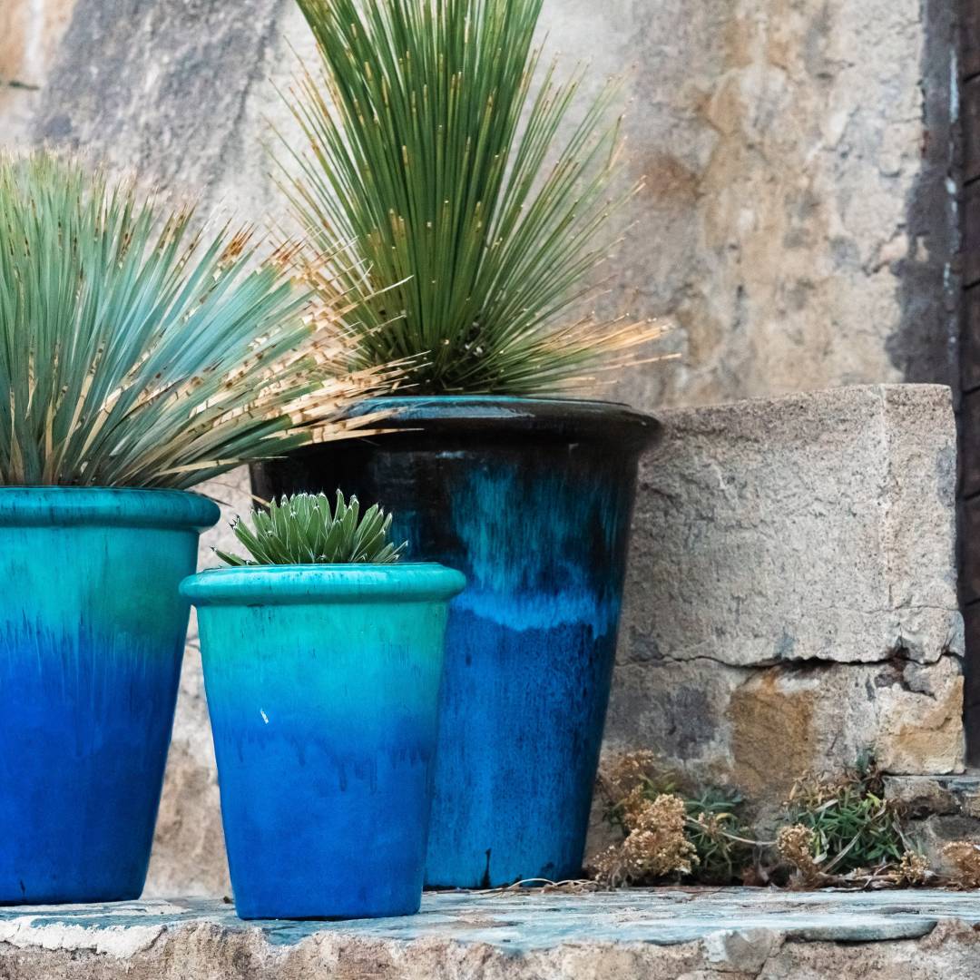 Start by choosing the perfect flower potters for your porch