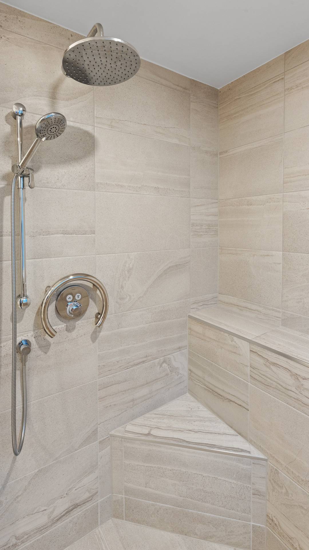Create a custom look with a mosaic or patterned tiles