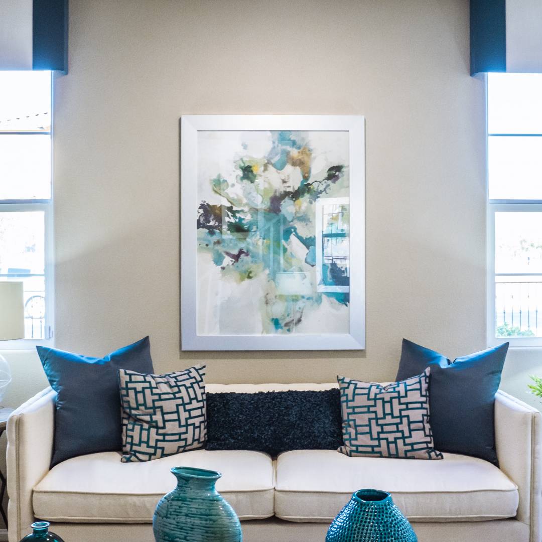 Hang it in a prominent spot to make a statement